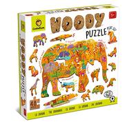 Ludattica Bois Sabana Woody Puzzle 48 pièces, Multicolore (XOT-LD21276)