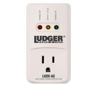 Ludger Power Surge - Protection AC (LUDX-AC) - Protection fiable AC - Se connecte à tous les types de courant alternatif - Cycle de sécurité de 4 minutes - Indicateur LED à 3 modes - Prises 2/3