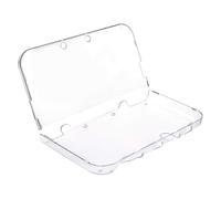 LUDHEP Coque de protection pour New 3DS XL, housse rigide transparente antichoc et ant-rayures, taillée sur mesure pour protéger la console des chocs