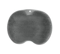 LUDHEP Laveur de Pieds de Douche, Tapis de Bain en Silicone, Masseur de Pieds, Gommage des Pieds, Nettoie, Exfolie, Masse vos Pieds Sans se Pencher, avec Ventouses Antidérapantes, 21 x 28 cm