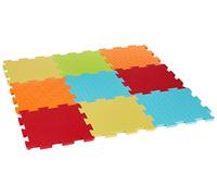 Ludi 10004 Tapis de Sol Épais pour l’Éveil de Bébé Puzzle Géant, Couleur Unie