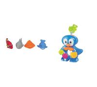 Ludi - 2221 - Aspergeurs - Poissons - Jouets pour le bain + Ludi - 2240 - Coffret Pingouin - Jouets pour le Bain