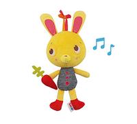 Ludi | 30048 | Doudou musical | Peluche berceuse Lullaby à tirette - Routine du coucher et sommeil serein | Dès la naissance