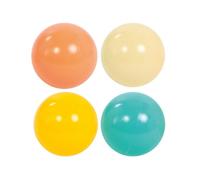 Ludi - 75 Balles de Jeu Mixte - pour Piscine à Balles - Couleurs Vives - Ø 6,5 cm - Panier de Rangement Pop-up Inclus - Adaptées Dès 6 Mois - Idéales pour Aire de Jeu et Activités Ludiques