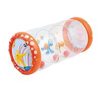 Ludi Jouet d'éveil Baby Roller «Corail» - Cylindre gonflable transparent, balles sonores, dès 6 mois