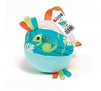 Ludi - Balle d'éveil Caméléon - Multiples Texture - Jeu pour bébé - Dès 3 Mois