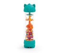 LUDI - Bâton de pluie bébé - Jouet sensoriel - Billes colorées - Dentition - 6 mois - 20 cm