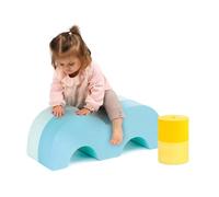 Ludi - Blocs De Motricité - 2 Modules Évolutifs en Mousse - Dès 12 Mois - pour Imaginer Toute Sorte D'Exercices - Coordination Et Équilibre - Matière Douce, Légère, Résistante - 60 x 21 x 18 cm