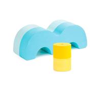 Ludi Jouet d'éveil Blocs de motricité 2 modules évolutifs mousse - Couleurs vives - Dès 12 mois