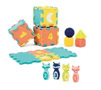 LUDI COFFRET D'ACTIVITE Tapis,quille et Formes