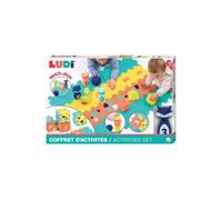 LUDI - COFFRET D'ACTIVITE Tapis, quilles et Formes - Dès 10 mois