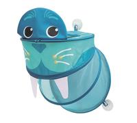 Ludi - Filet De Bain Morse - pour Ranger Les Jouets du Bain - Coloré Et Ludique - Pratique, Grand Et Stable - 5 Ventouses - Se Fixe Au Carrelage Ou Parois De La Baignoire - 33 x 41 cm