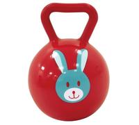 LUDI - Hochet Balle - Jouet d’Éveil Avec Grelot et Poignée Facile à Prendre en Main - Plastique Doux, Résiste aux Mâchouillements - À Partir de 6 Mois