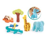 Puzzle 3D en mousse - LUDI multicolore TU