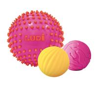 Ludi - Sensory Ball Set - Pink - Lu30022 Toy NEUF