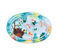 LUDI - Tapis d’Eau Jungle - Grand Tapis d’Activités Sensorielles pour Éveiller Bébé - Développer la Motricité - Animaux Flotteurs Amusants - À Partir de 10 mois