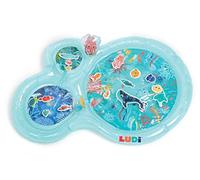 Ludi - Tapis d'eau Marin - Grand Tapis d’Activités Sensorielles pour Éveiller Bébé - Développer la Motricité - 16 Animaux Marins - À Partir de 10 mois