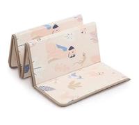 LUDI - Tapis Pliable En 8 - Léger,Compacte,Confortable - 2 Faces,Design Pastel Et Circuit Voitures - Dès La Naissance - Développe