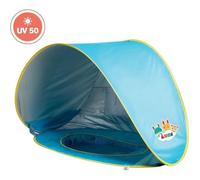 LUDI Tente de plage et piscine pour bébé - en tissu avec protection UV 50 - dès 10 mois