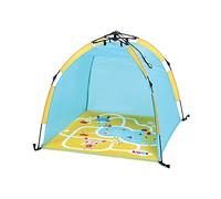 LUDI - Tente Minute Anti-UV pour Enfants avec Plateau de Jeu - Protection Solaire et Vent - Facile à Installer et à Ranger - Idéale Plage, Parc et Voyages - Légère et Portable