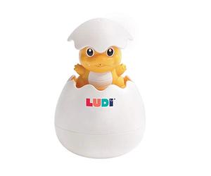 LUDI - Œuf de Bain Magique - Jouet de Bain pour Bébé - 9,2 x 9,7 x 9,2 cm - À Partir de 10 Mois