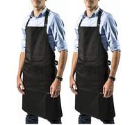 LUDI-VIN Tablier Sommelier Noir (Lot de 2)