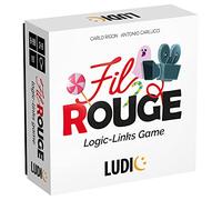 Ludic - Fil Rouge - Trouver Le Lien Logique ! | Jeu de Société 8-99 Ans, Logique et Pensée Latérale, Jeu de Cartes 3-8 Joueurs, Défi de Vocabulaire et Réflexion, Fabriqué en Italie