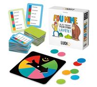 Ludic - Fou Mime - Un Jeu Tordant pour Faire La Fête ! | Jeu De Société pour Adultes Et Enfants Dès 12 Ans, Jeu de Plateau pour Toute La Famille, Idée Cadeau Garçon Fille Enfant, Made in Italy