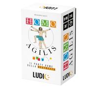 Ludic Homo Agilis Le Jeu de fête de la dextérité IT59988 Jeu De Société pour La Famille pour 2-8 Joueurs Made in Italy