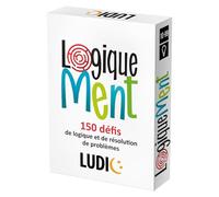 Ludic - Logiquement - 150 Défis De Logique Et De Résolution De Problèmes | Jeu De Société pour Adultes Et Enfants Dès 12 Ans, Jeu de Plateau pour Toute La Famille, Jeu de Cartes, Cadeau Garçon