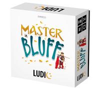 Ludic - MasterBluff - Qui est Le Menteur ? | Jeu de Cartes Stratégique 8-99 Ans, Bluff et Interaction, Jeu de Société Rapide 3-5 Joueurs, Défi Tactique, Fabriqué en Italie