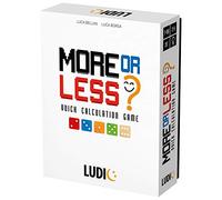 Ludic - More Or Less? - Jeu de Société pour Toute la Famille, Multicolore