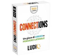 LUDIC - Poche-Cards Connections - Jeu de Cartes de Poche de Logique et Pensée Latérale | Faire des Liens Entre Deux ou Plusieurs sujets avec des intuitions géniales, Jeu pour garçons et Adultes, de 8
