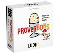 Ludic - Proverbons - Le Jeu des Proverbes Inédits | Jeu De Société pour Adultes Et Enfants Dès 12 Ans, Jeu de Plateau pour Toute La Famille, Idée Cadeau Garçon Fille Enfant, Made in Italy