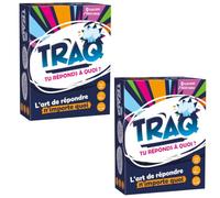 Ludilight - TRAQ Tu Réponds A Quoi ? - Jeu de société Famille et Amis (Lot de 2)