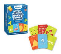 Ludilo - Flashcards Lettres, Chiffres, Formes et Couleurs | Jeux pour bébé 1 an ou Plus | Apprendre à Lire avec Cartes | Alphabet pour Enfants | Jeux pour Enfants | Flashcards Espagnol