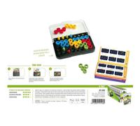 Smart Games – Jeu de voyage – IQ Twist – 100 défis – format de voyage