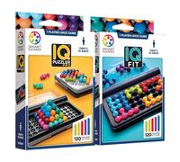 LUDILO Smart Games - IQ Puzzler Pro + IQ Fit, Jeux De Logique, Jeu De Reflexion, Jeu Educatif 6 Ans, Jeux De Société Enfant, Jeux De Voyage Enfant, Puzzle 6 Ans