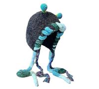 Ludique Chapeau en Peluche Temps Froid Chaud Chaud Beau Réglable Pour Festivals Et Vêtements Décontractés Tendance Cartoon Mode Chapeau, gris, taille unique