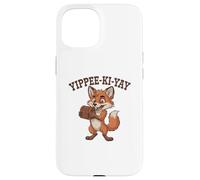 Ludique Western Yippee-KI-Yay Cartoon Fox Treasure I Coque pour iPhone 15