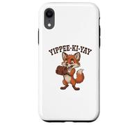 Ludique Western Yippee-KI-Yay Cartoon Fox Treasure I Coque pour iPhone XR