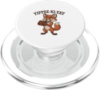 Ludique Western Yippee-KI-Yay Cartoon Fox Treasure I PopSockets PopGrip pour MagSafe