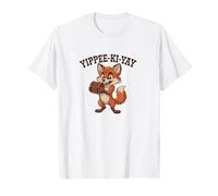 Ludique Western Yippee-KI-Yay Cartoon Fox Treasure I T-Shirt