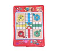 Ludo Board Game Folding Travel Classic Family Strategy Game Suitable for Kids and Adults Creative Christmas Birthday Gift