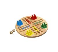 Jeu De Dés - Grand - Bois D'Frêne - 16 Pions