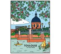 LudoColor - Tableau velours à colorier Toulouse, Blanc