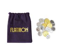 Ludonova | Flatiron Pièces de Luxe | Composant Deluxe pour Flatiron, pièces métalliques Qui remplacent celles du Jeu