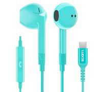 LUDOS FEROX Écouteurs USB C, Garantie 5 Ans, Ecouteurs USB Type-C Filaires | Casque avec Microphone, Compatible avec iPhone 17 16 15 Pro Max Plus Air iPad Pro Samsung Galaxy S25 S24 S23 S22 S21 S20