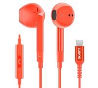 LUDOS FEROX Écouteurs USB C, Garantie 5 Ans, Ecouteurs USB Type-C Filaires | Casque avec Microphone, Compatible avec iPhone 17 16 15 Pro Max Plus Air iPad Pro Samsung Galaxy S25 S24 S23 S22 S21 S20