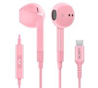 LUDOS FEROX Écouteurs USB C, Garantie 5 Ans, Ecouteurs USB Type-C Filaires | Casque avec Microphone, Compatible avec iPhone 17 16 15 Pro Max Plus Air iPad Pro Samsung Galaxy S25 S24 S23 S22 S21 S20